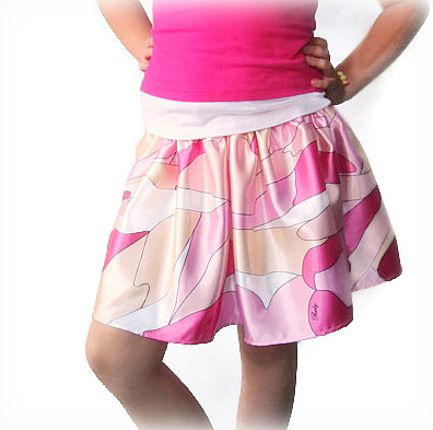 Reversible Fuchsia Skirt For Girls. Kids Clothes. Girls Summer Skirt. . Fashion Fabric Circle Skirts